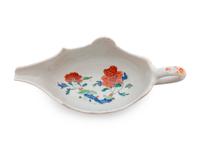A Pair of Chinese Export Famille Verte Porcelain Sauce Boats