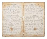 [CIVIL WAR]. Famed 20th Maine archive incl. letters and partial diary featuring Gettysburg content.