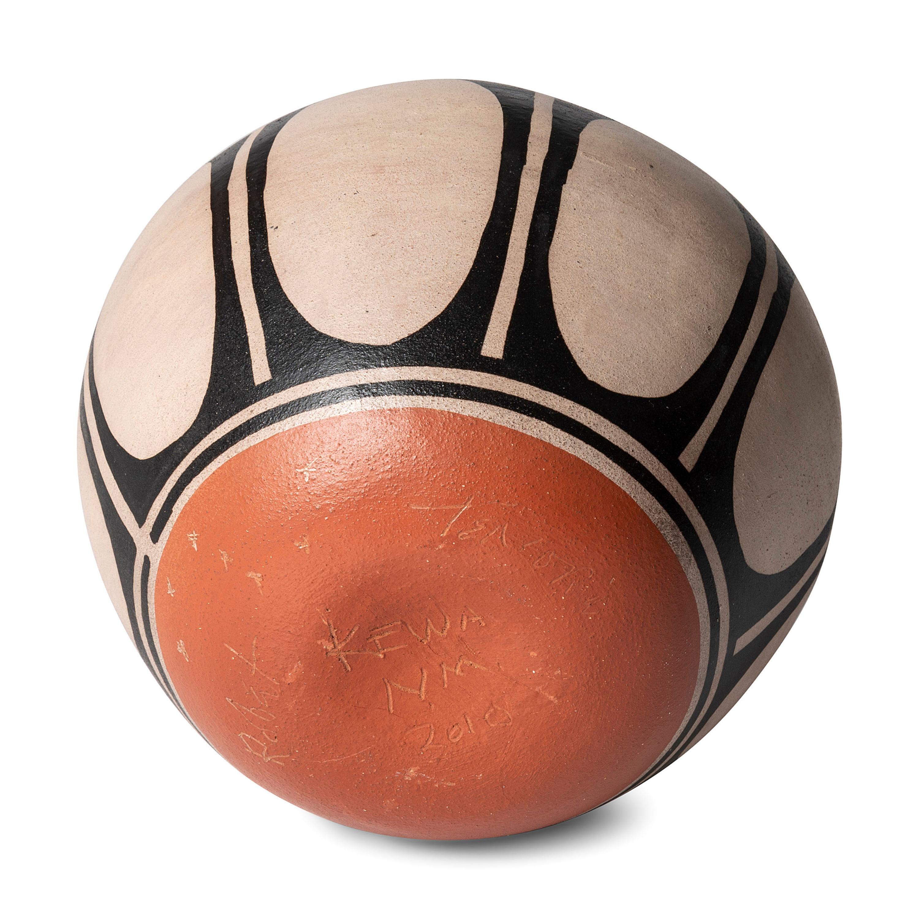 Polychrome Pottery Bowl, with Turtle
