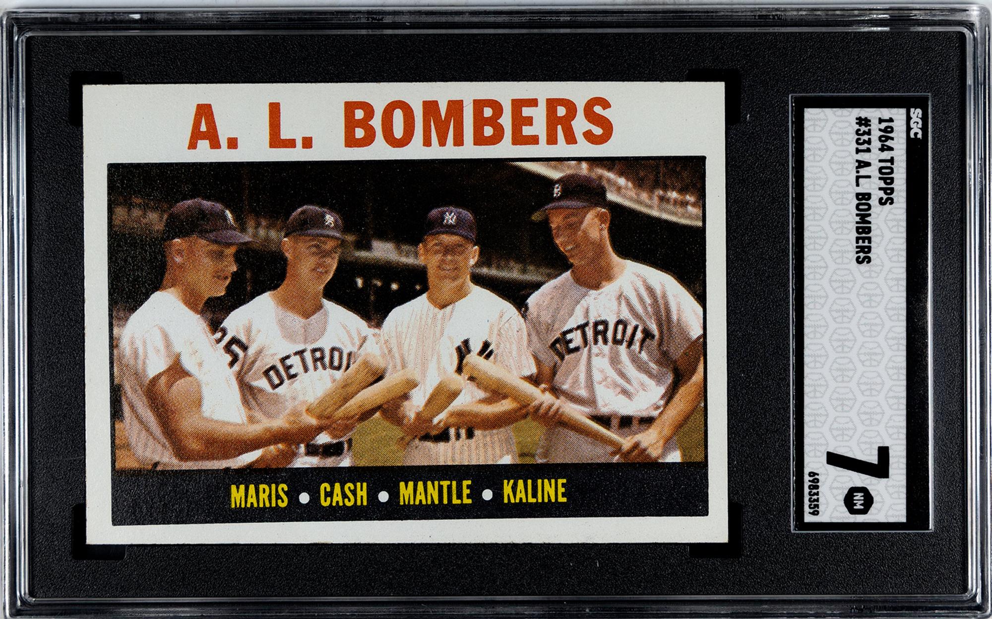 A 1964 Topps A.L. Bombers Baseball Card No. 331 (SGC 7 NRMT)