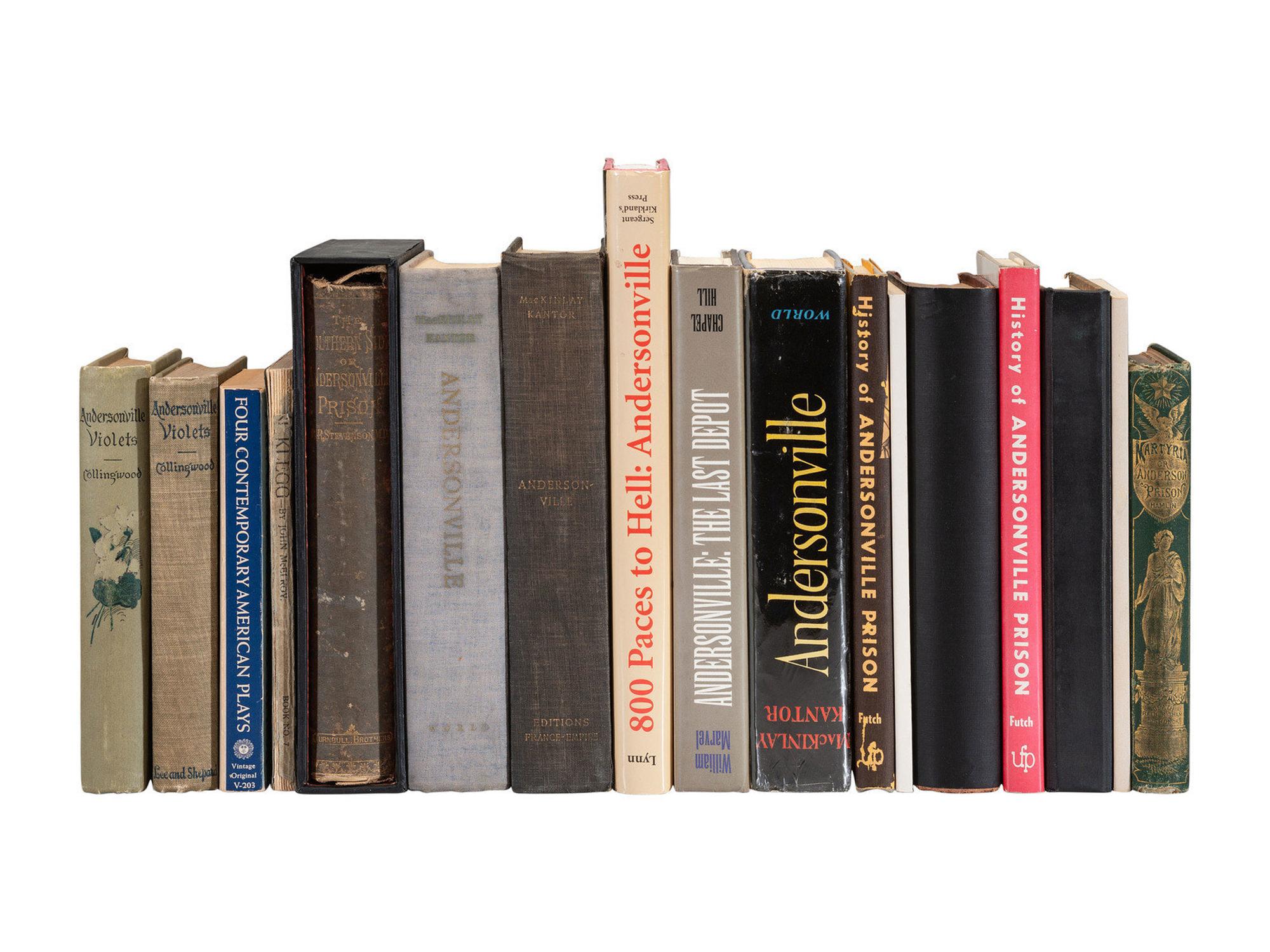 [CIVIL WAR]. Works related to Andersonville and Henry Wirz. Approx. 45 works in 46 volumes.