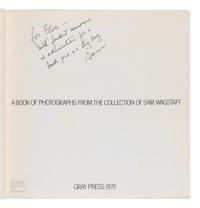 [PHOTOGRAPHY]. WAGSTAFF, Sam (1921-1987), editor. A Book of Photographs. [New York]: Gray Press, 1978.