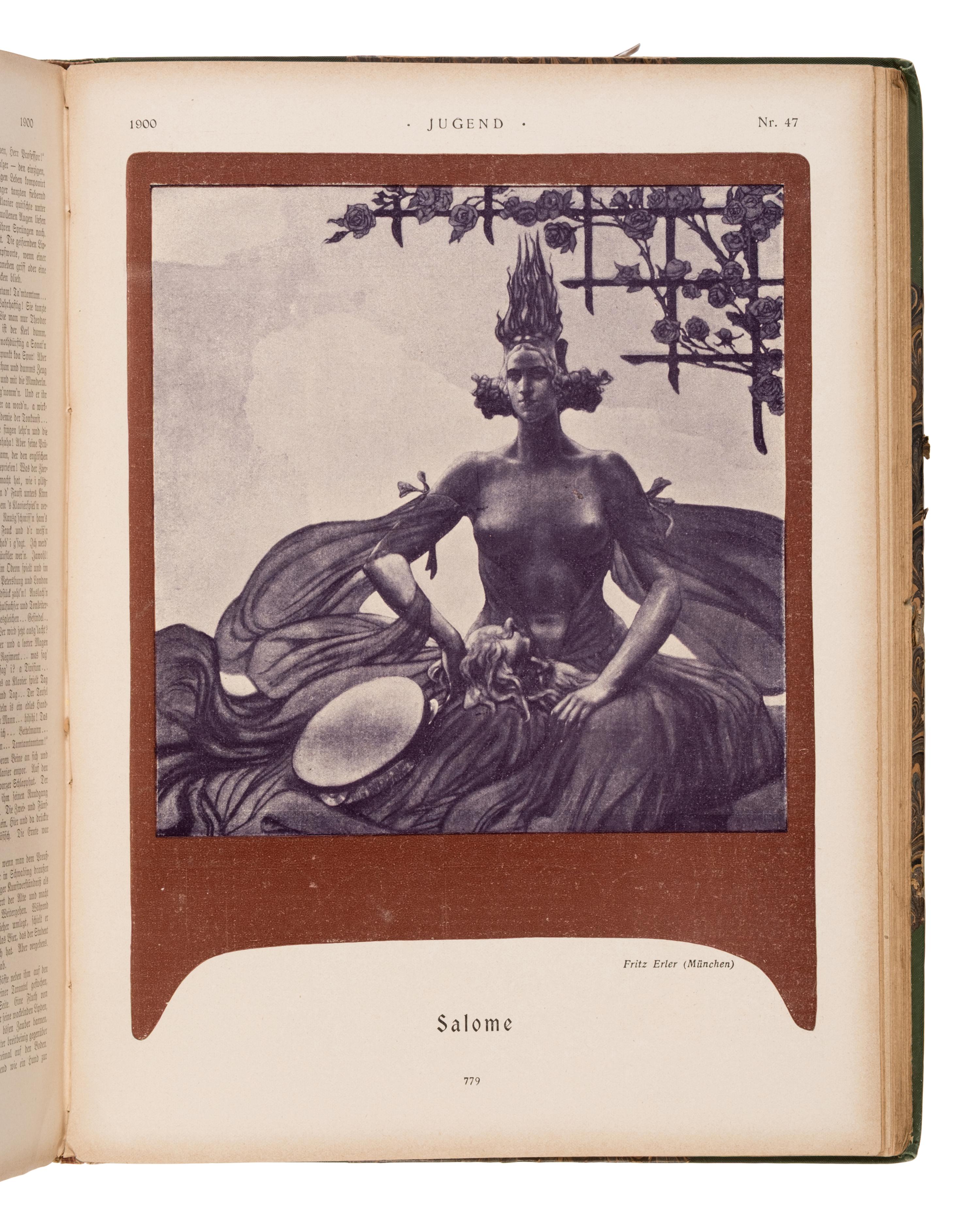 Hirth, Georg (1841-1916), editor. Jugend: Münchner illustrierte Wochenschrift für Kunst und Leben . Munich and Leipzig: G. Hirth's Kunstverlag, 1896-1900.