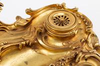 A Louis XV Style Gilt Bronze Mounted Inkwell