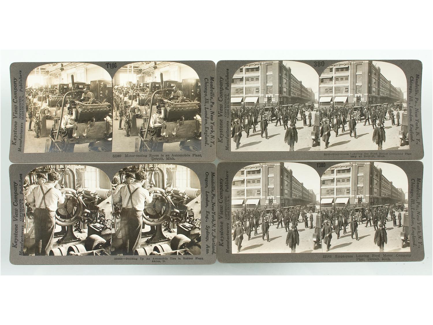 [EARLY PHOTOGRAPHY]. Collection 52 stereoviews dating from the 19th-20th century, highlighted by H.A. Doerr Stereoview of the Alamo.