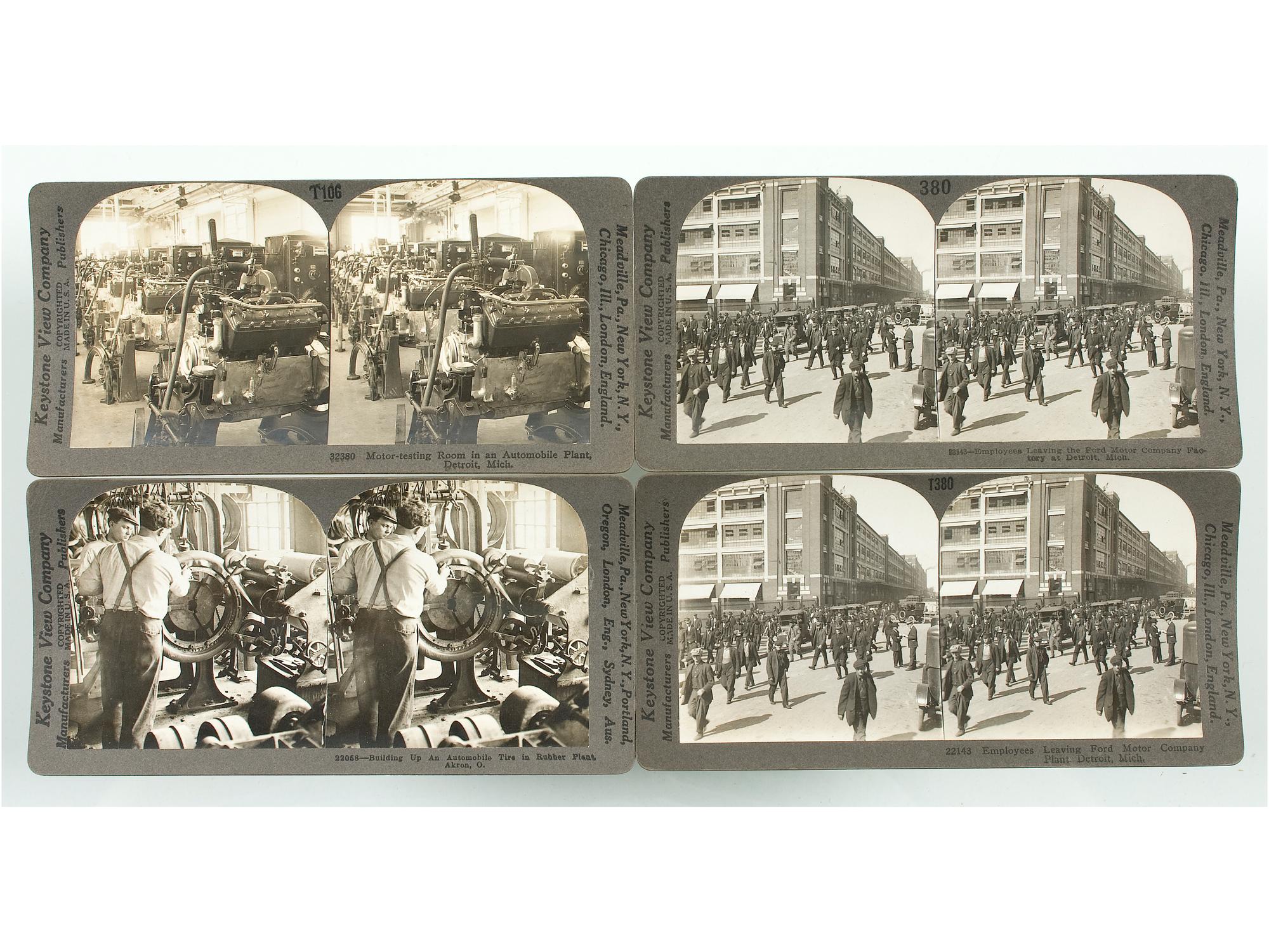 [EARLY PHOTOGRAPHY]. Collection 52 stereoviews dating from the 19th-20th century, highlighted by H.A. Doerr Stereoview of the Alamo.