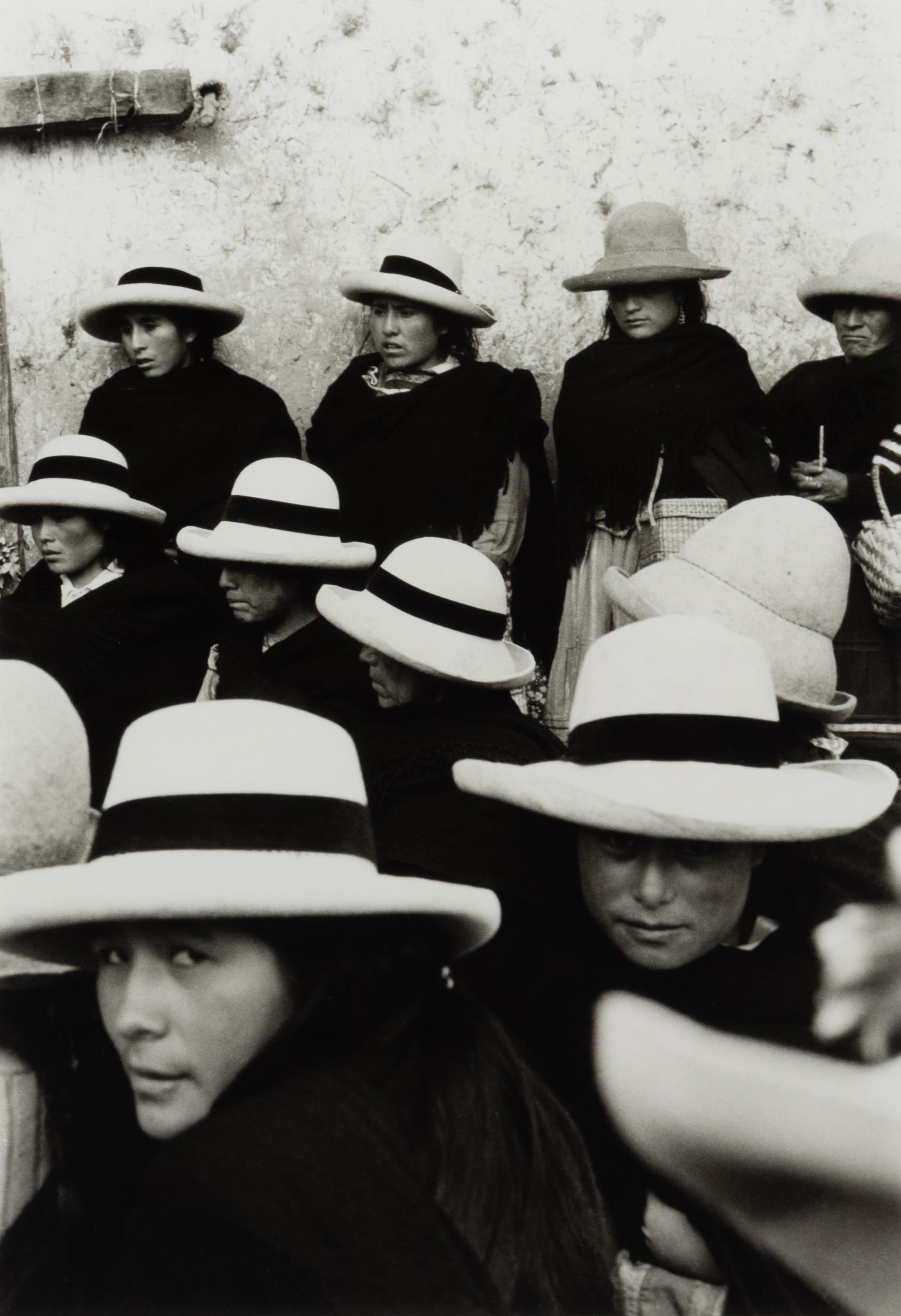 A Group of Five Photographs ( Hats Off, 1982; Bagmati Bridge, Nepal, 1988; Lijiang Cobblestones, China; Morning Exercises, Peru, 1994; Luminous Dhoti, India, 1989)