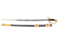 [CIVIL WAR]. Excellent US Model 1850 Staff & Field Officer's sword. Manufactured by Ames, Chicopee, MA.