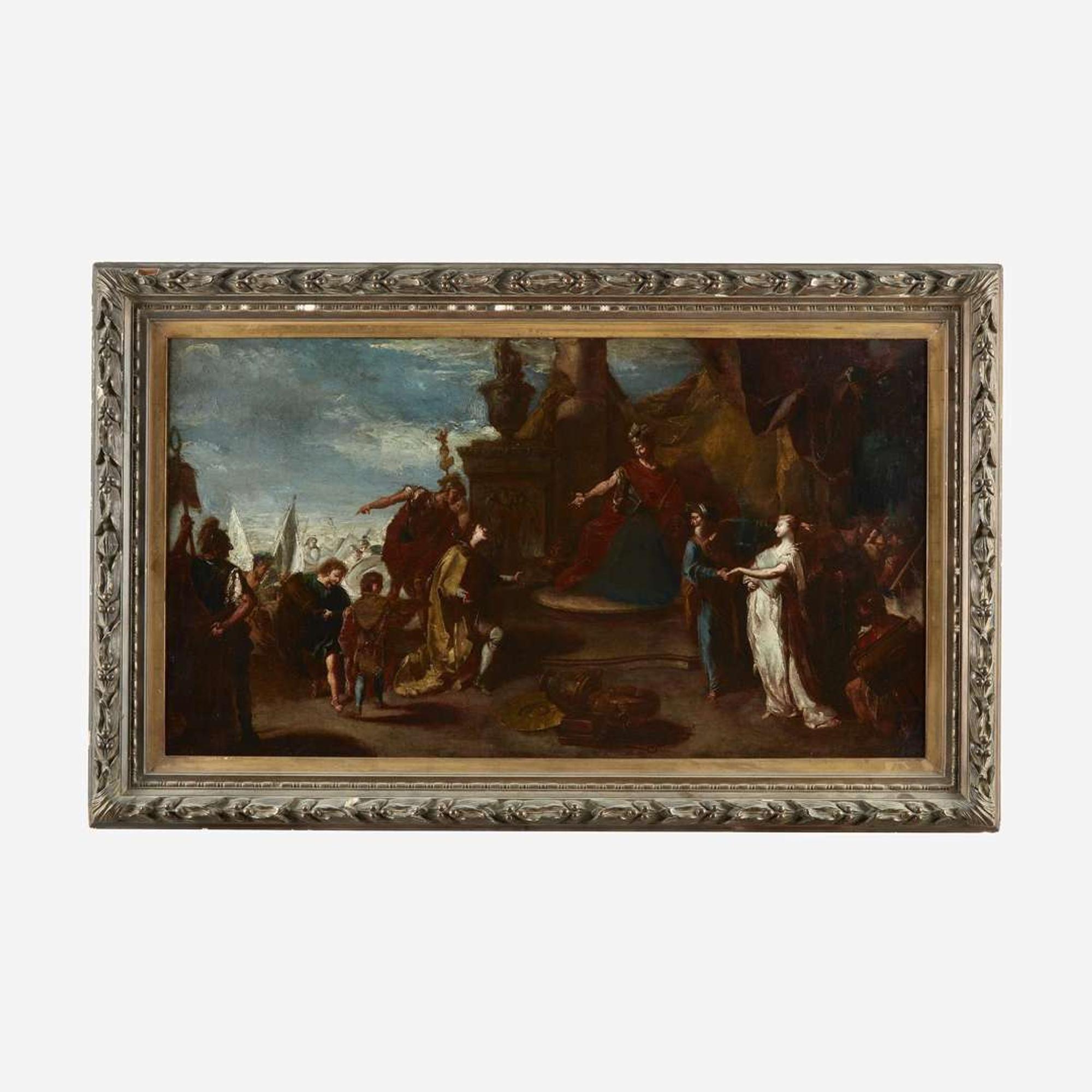 Attributed to Giovanni Battista Pittoni (Italian, 1687-1767) The Continence of Scipio