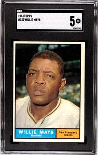 A Complete Set of 1961 Topps Baseball Cards Including SGC Graded Key Cards (589/589),