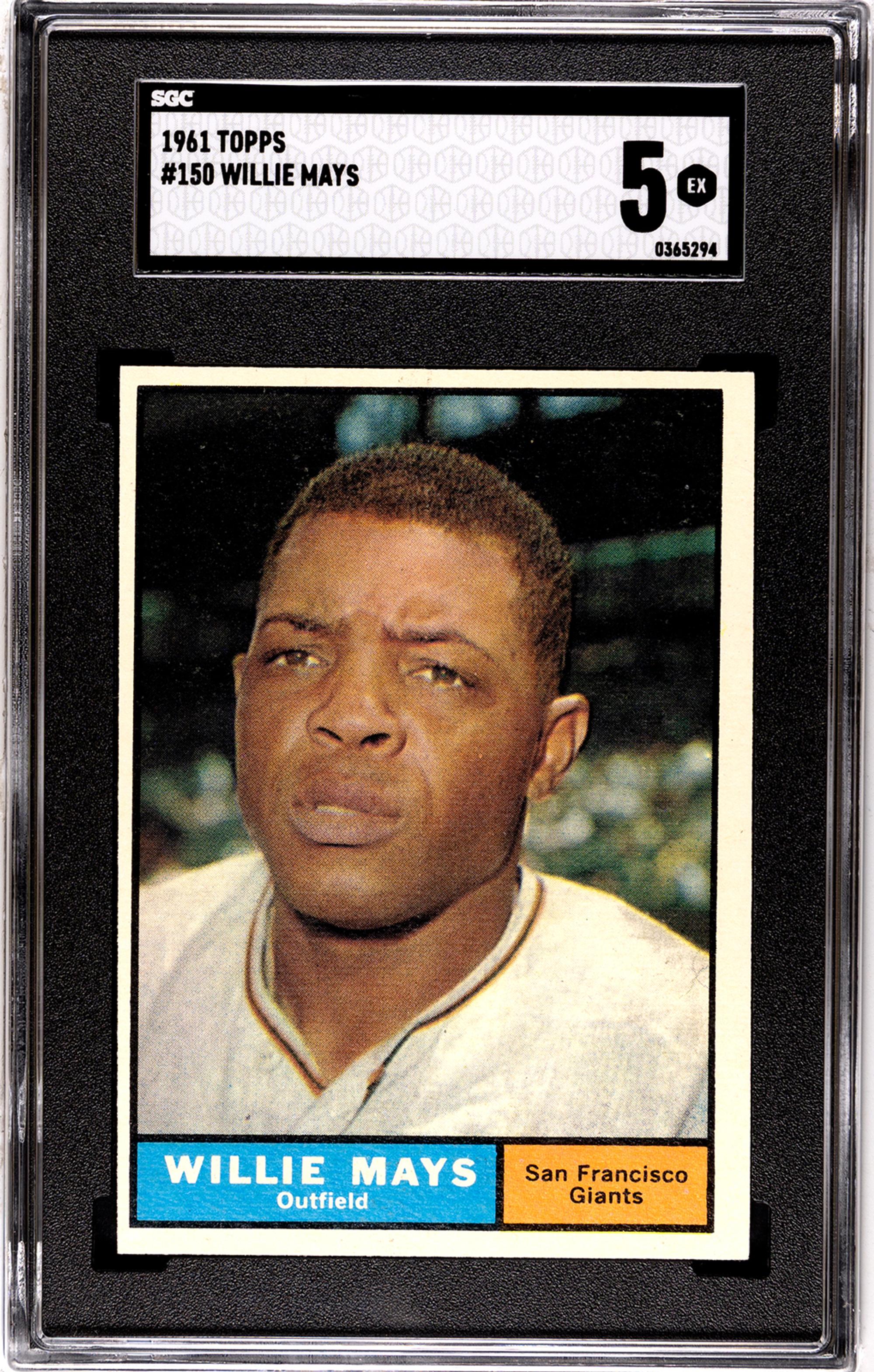 A Complete Set of 1961 Topps Baseball Cards Including SGC Graded Key Cards (589/589),