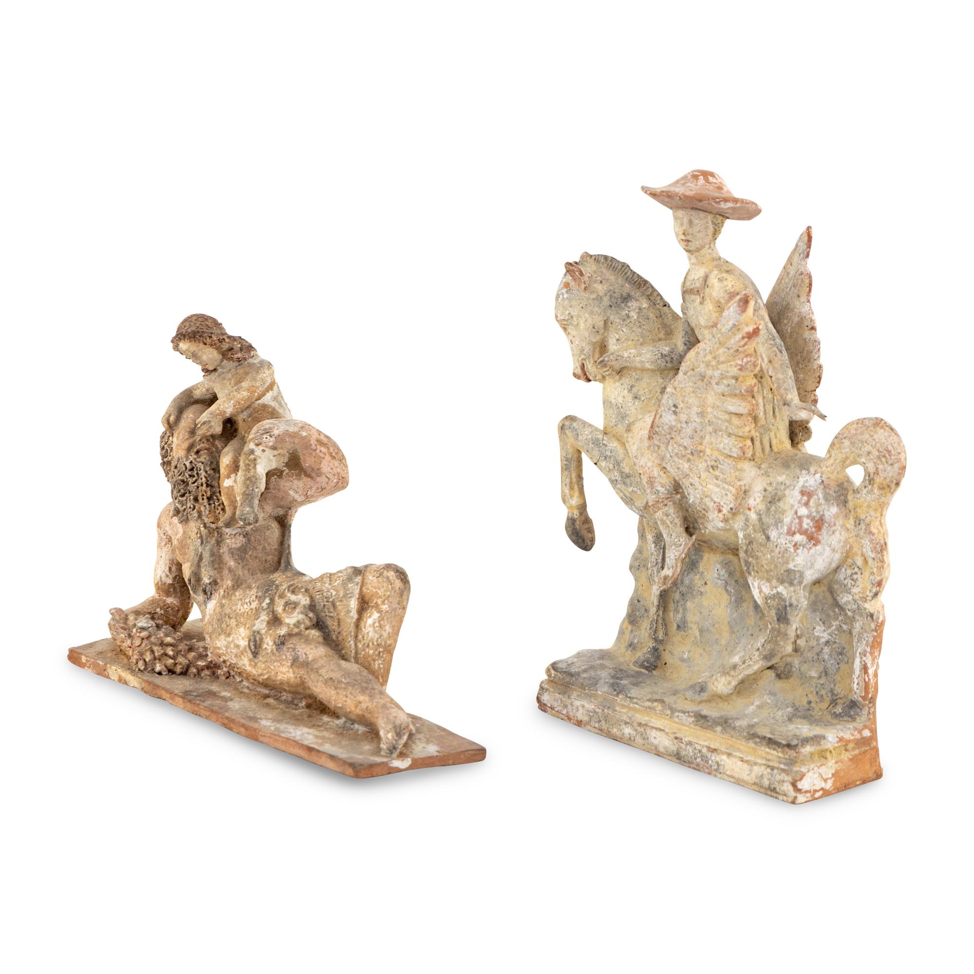 Two Neoclassical Terracotta Figures