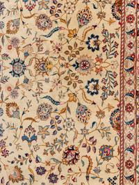 A Kashan Wool Rug