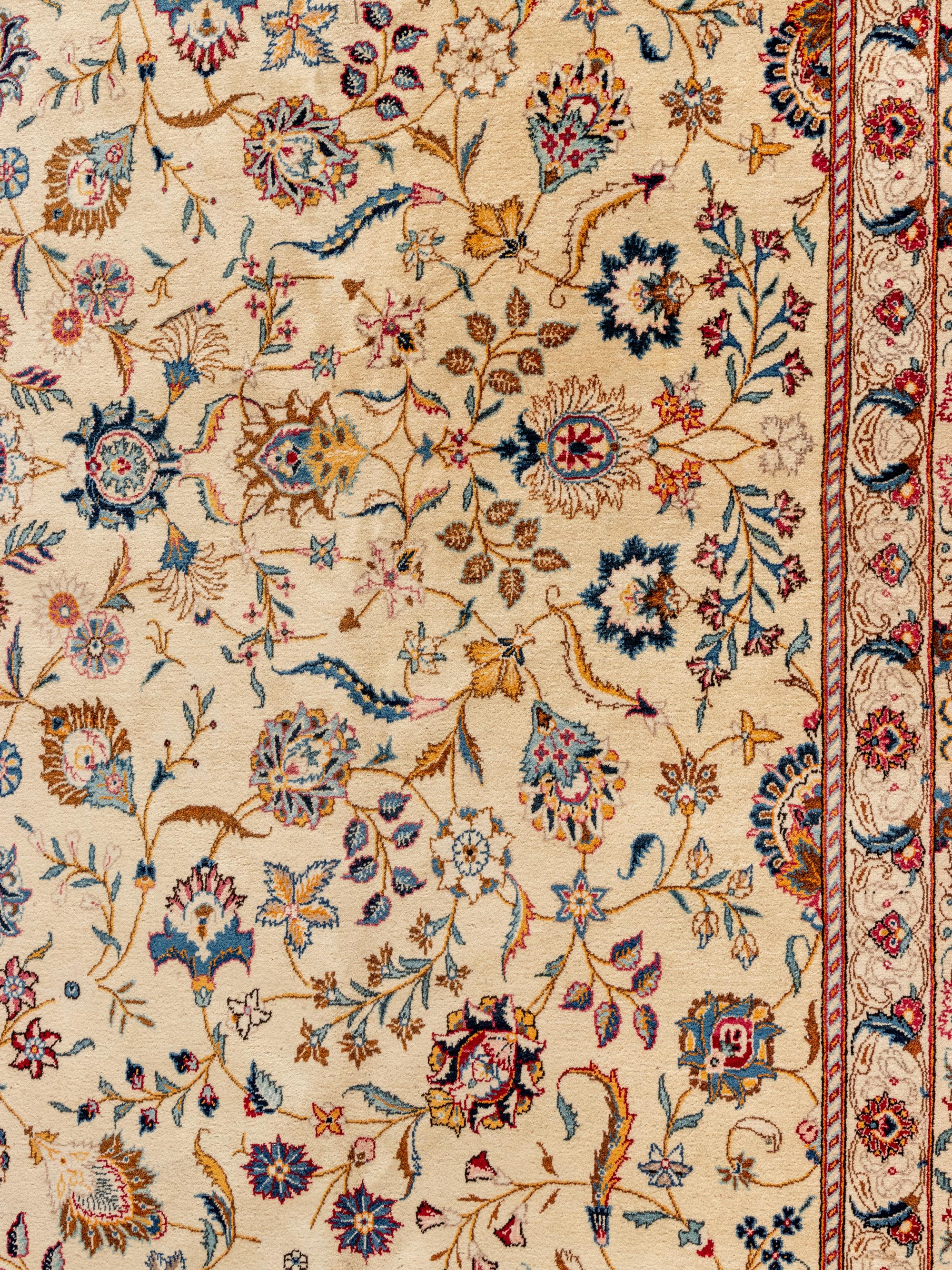 A Kashan Wool Rug