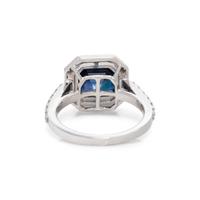 SAPPHIRE AND DIAMOND RING