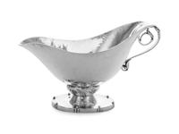 A Danish Silver Sauce Boat (Item 85 on original listing.