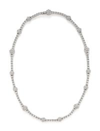 DIAMOND FLOWER NECKLACE