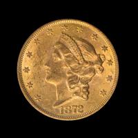 A United States 1872 Liberty Head $20 Gold Coin