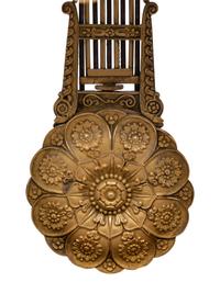A Charles X Gilt Bronze Mounted Mahogany Portico Clock