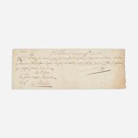 [Autographs & Manuscripts] Law, John Manuscript Document, signed