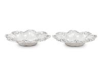 A Pair of American Silver Francis I Nut Dishes