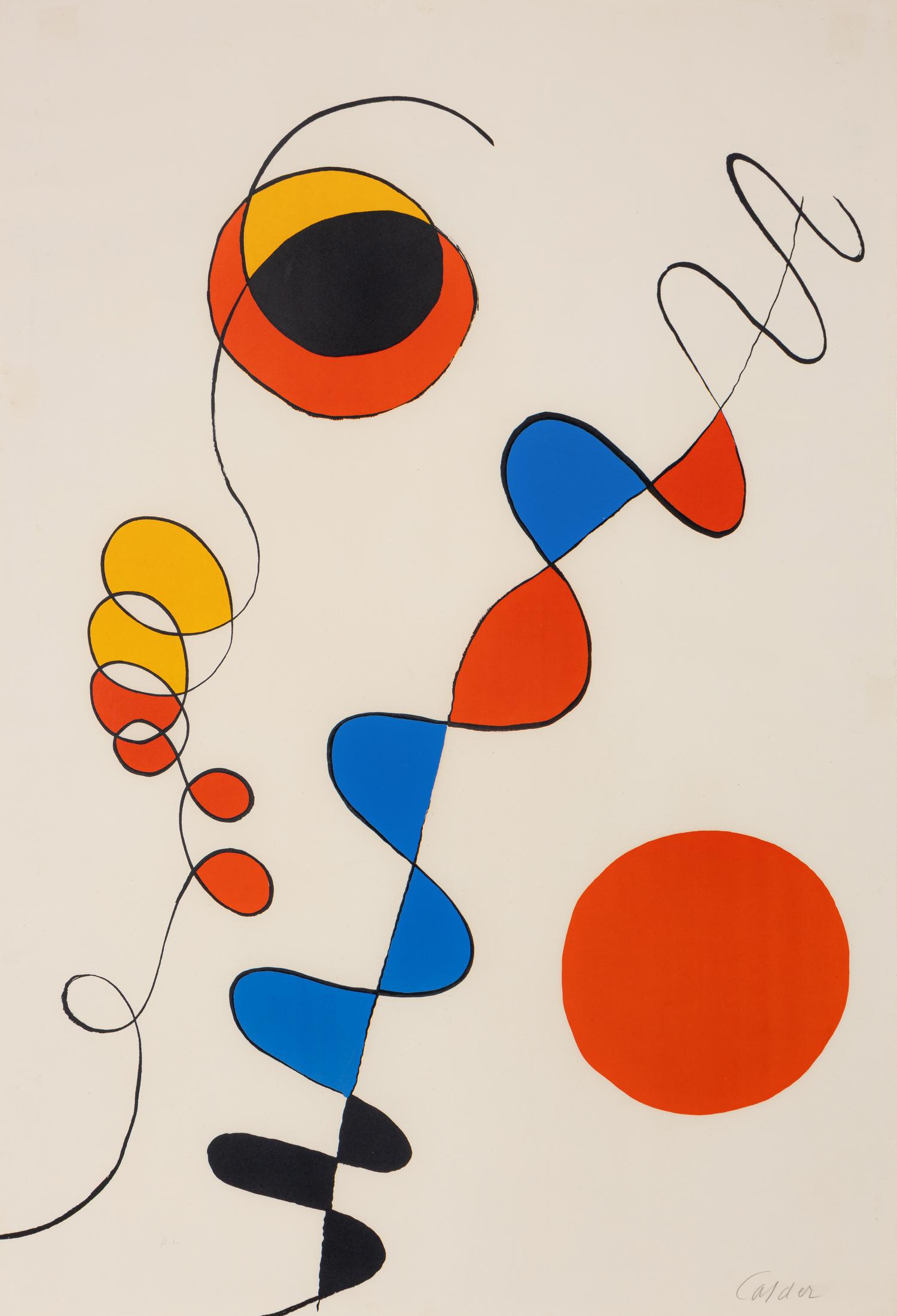 Couleurs enlaces dans le fil de fer, c. 1965