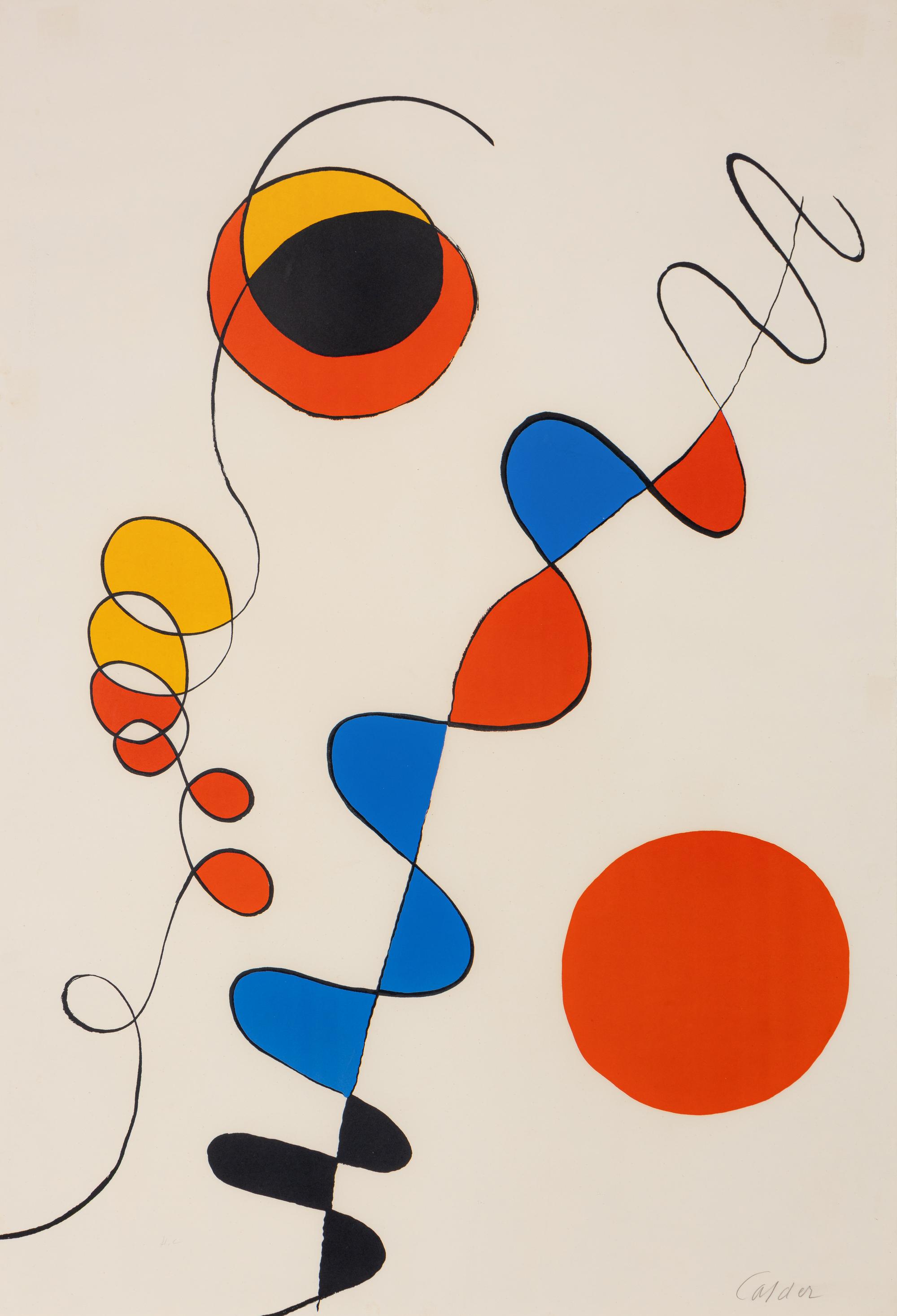 Couleurs enlaces dans le fil de fer, c. 1965