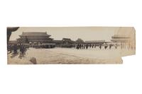 Six Panoramic Photographs of the Hall of Supreme Harmony (Tai-he Dian) During the Boxer Rebellion, 1900