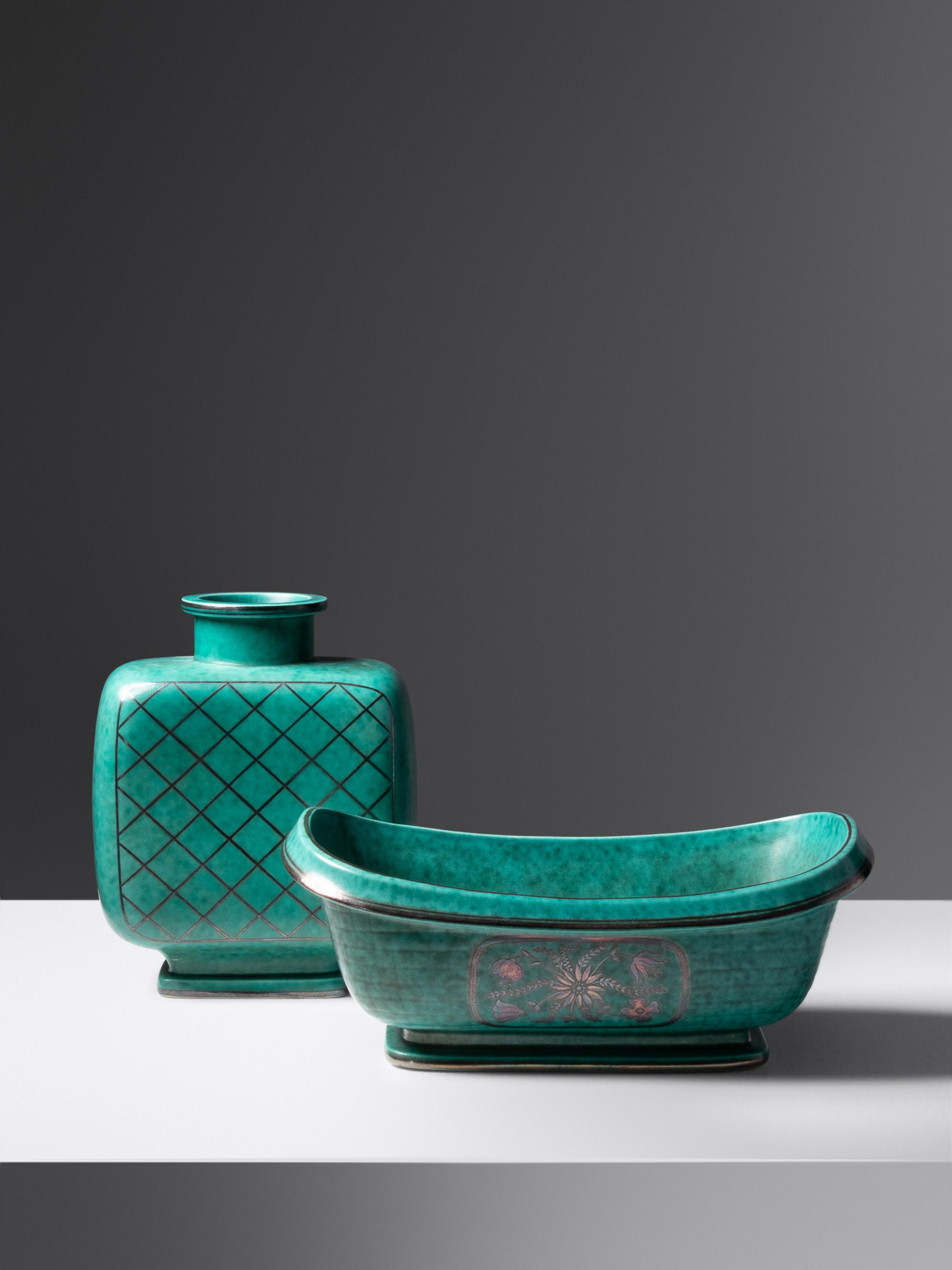 Two Argenta Vessels Gustavsberg, Sweden