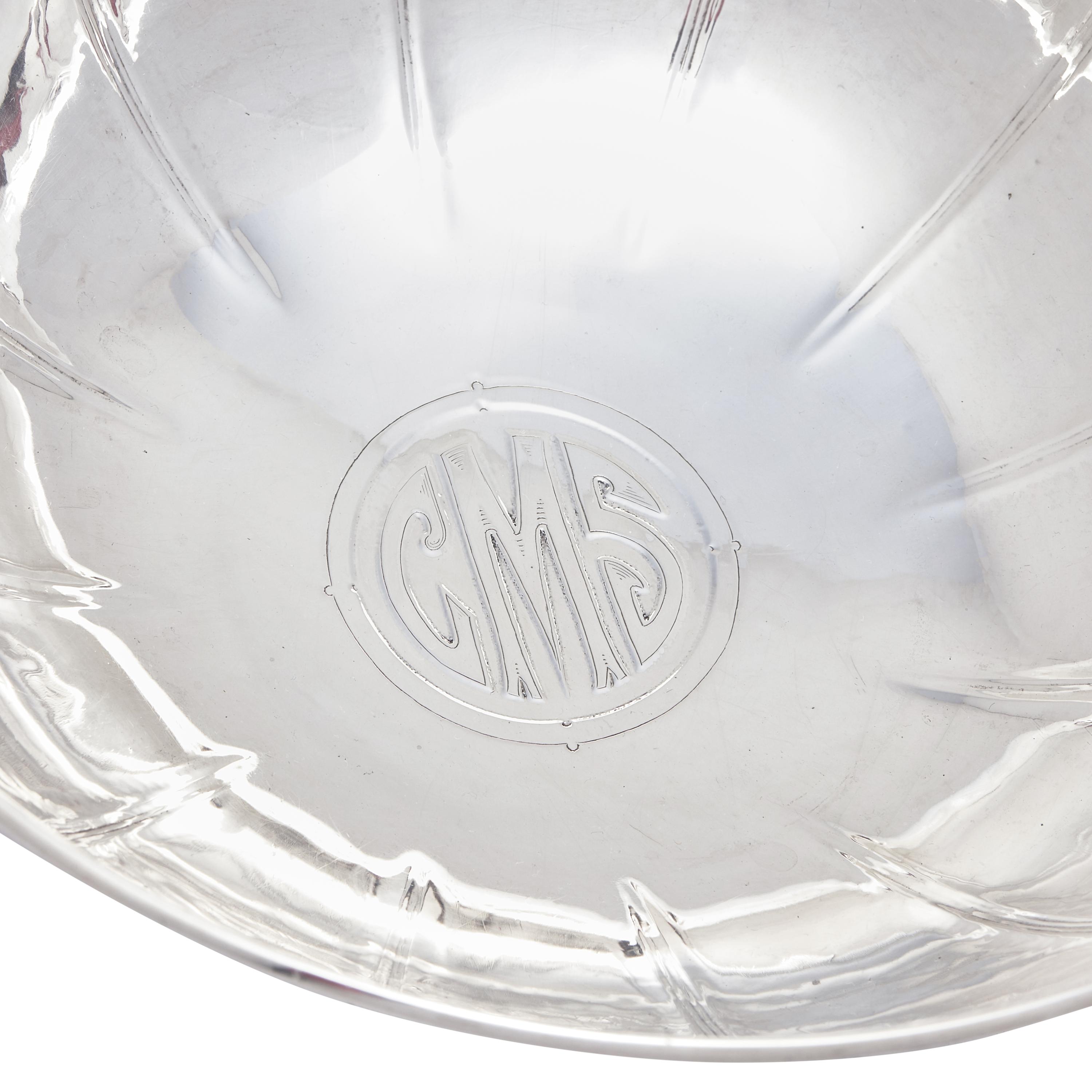 An Arts and Crafts Sterling Silver Punch Bowl