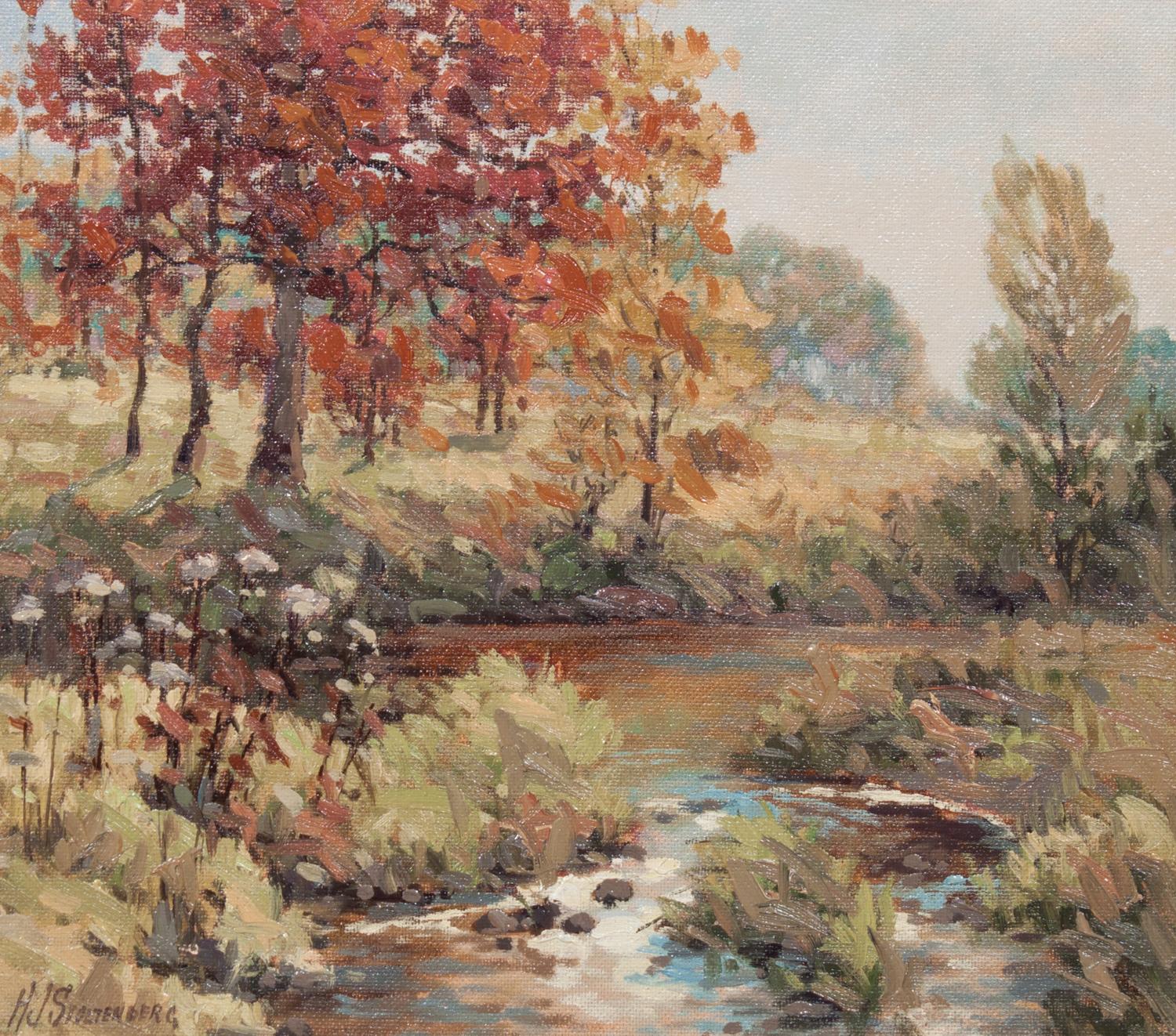 Hans Stoltenberg, (Wisconsin, 1879-1963), Foliage along the Stream