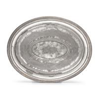 A Silver-Plated Tray Given to Noah Brooks by Abraham Lincoln