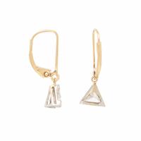 Trillion Cut Diamond Earrings