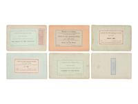[WESTERN AMERICANA]. HILLERS, John K., and FENNIMORE, J., photographers. A group of 23 Powell & Thompson stereoviews of the Grand Canyon region, featuring images of crew members, boats, and the photographer's dark tent.