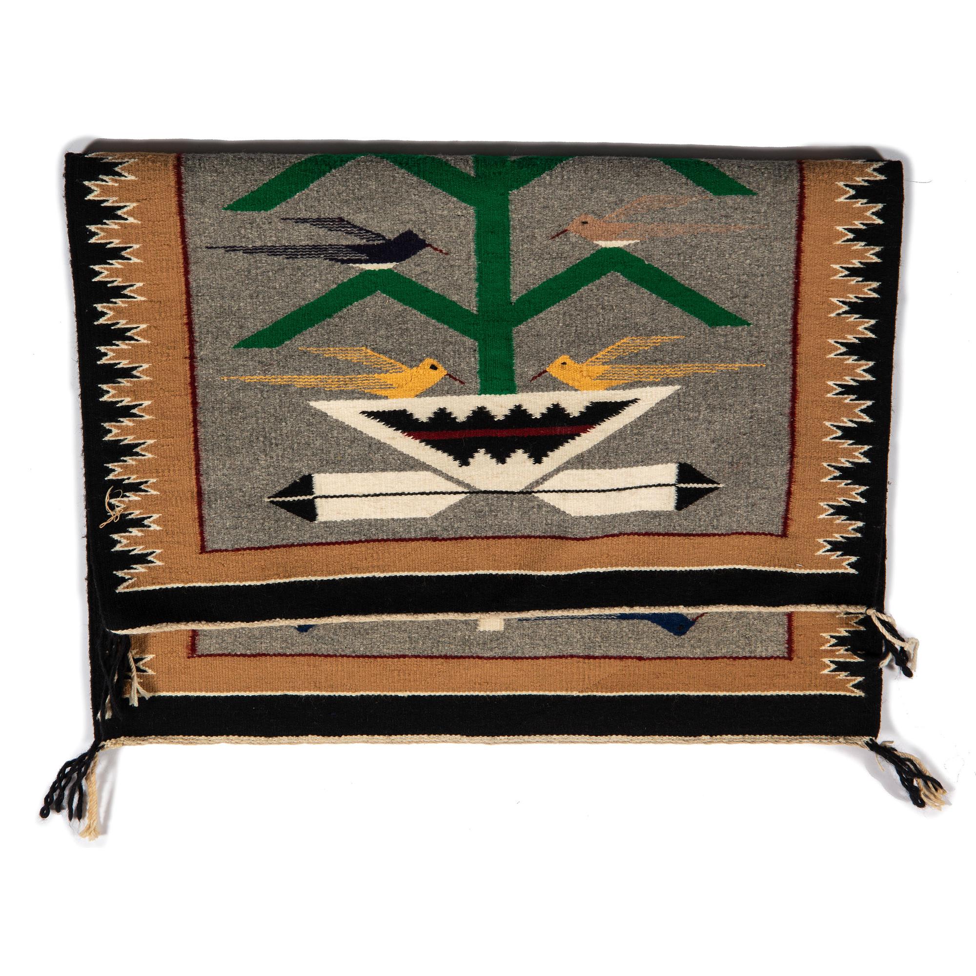 Navajo Tree of Life Weaving / Rug