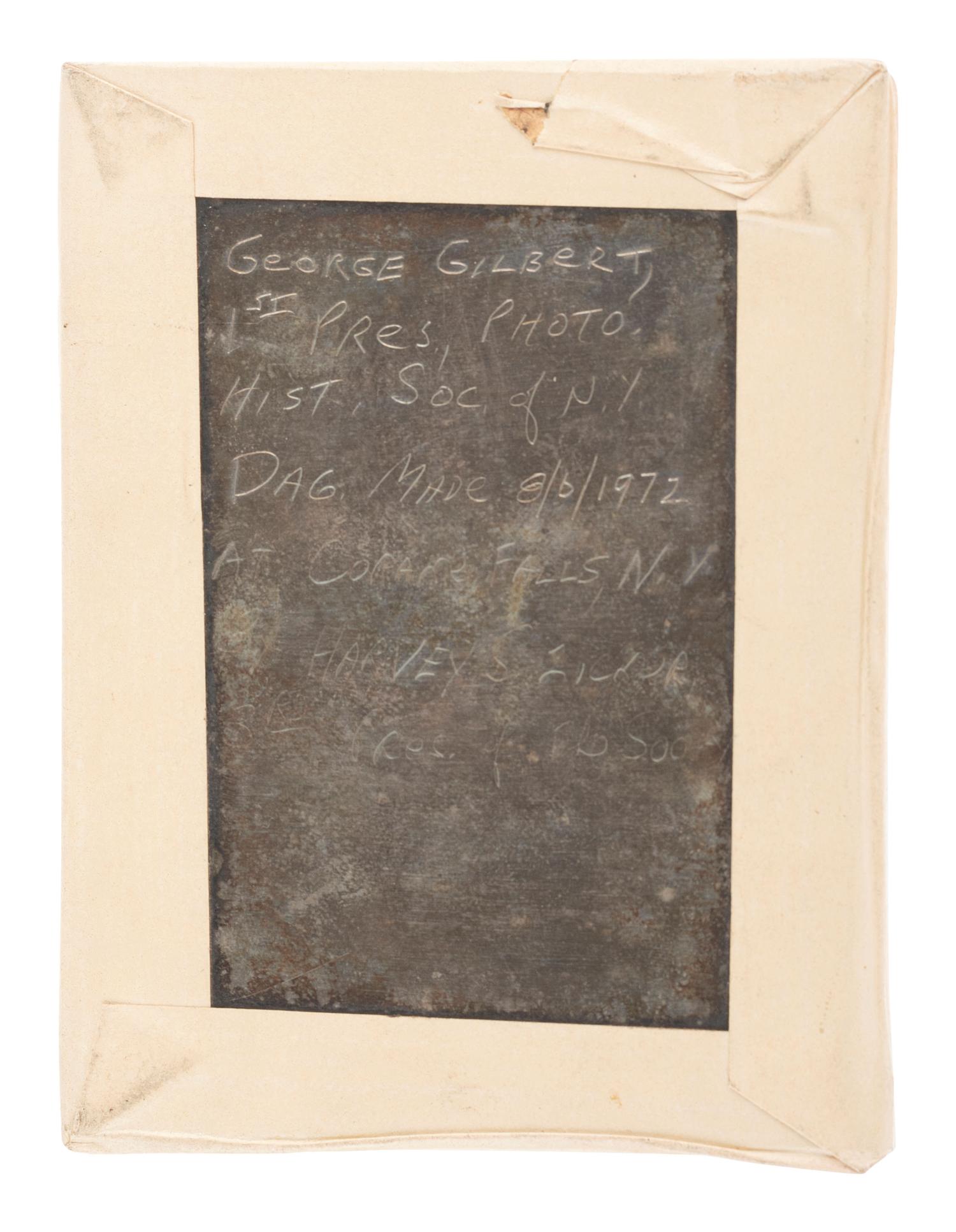 [EARLY PHOTOGRAPHY]. 8 modern daguerreotypes incl. portrait of Charles TREMEAR (1866-1943), 1934.