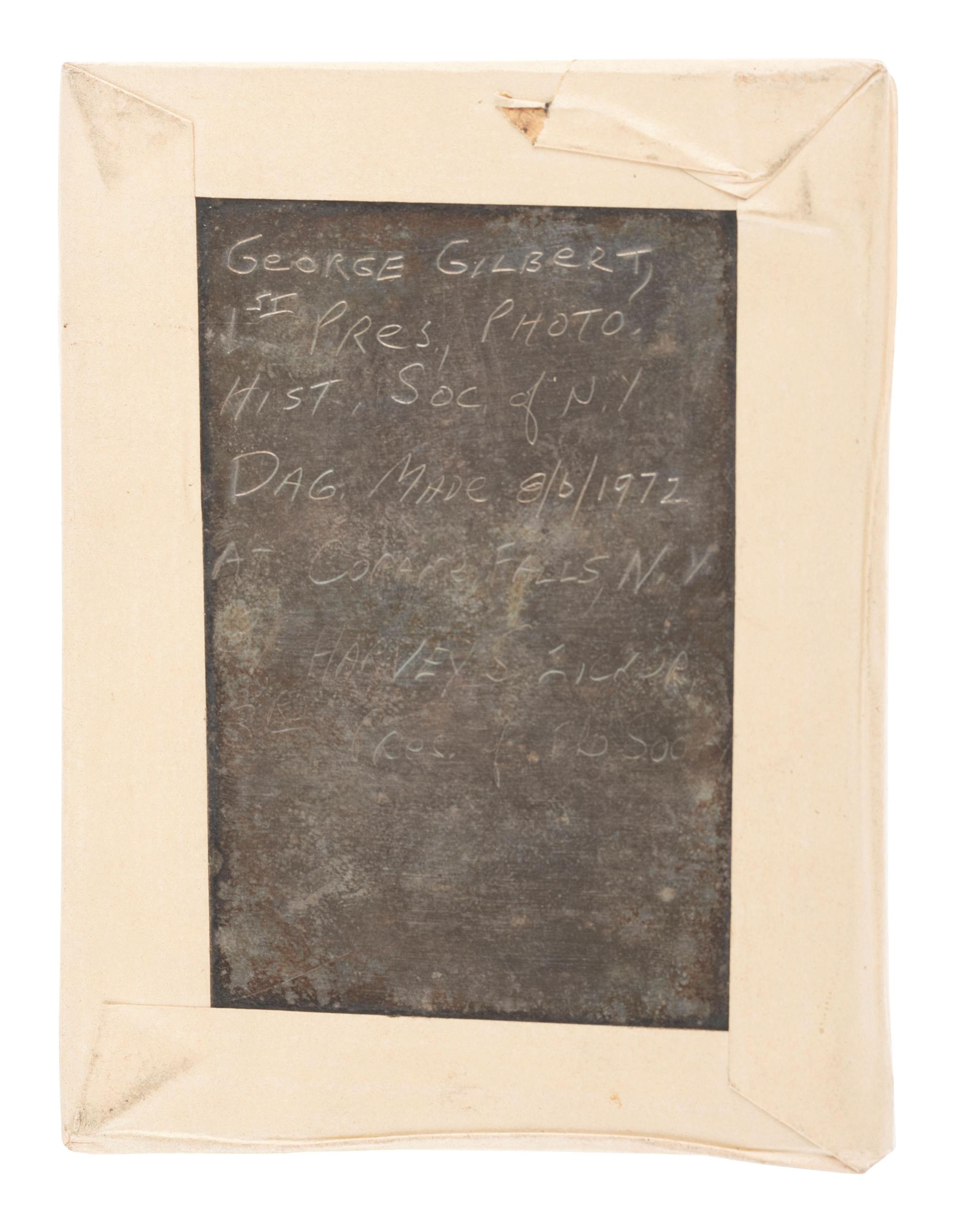 [EARLY PHOTOGRAPHY]. 8 modern daguerreotypes incl. portrait of Charles TREMEAR (1866-1943), 1934.