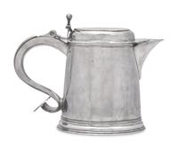 A Silver Tankard, Abraham Cuyler (1713-1749), Active 1735-1749, Albany, NY, Circa 1740