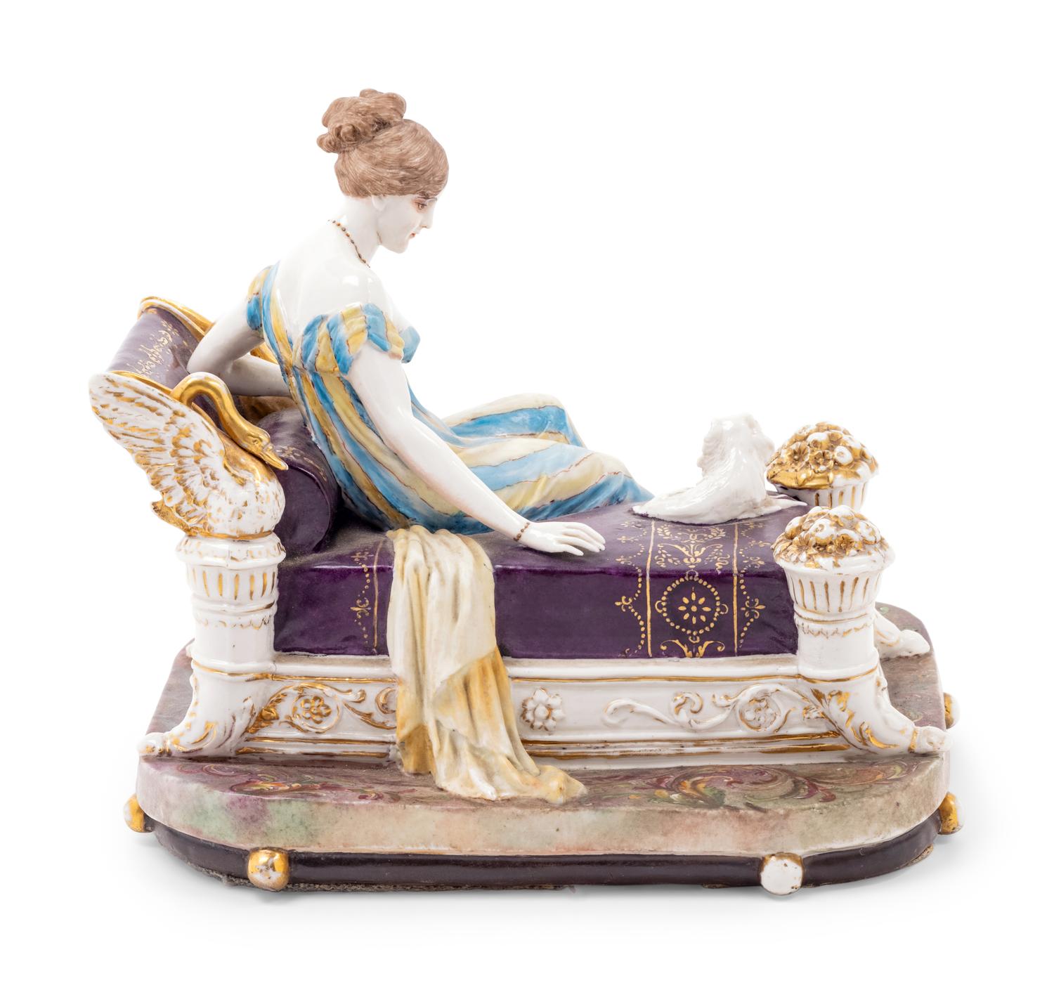 A Porcelain Figural Group