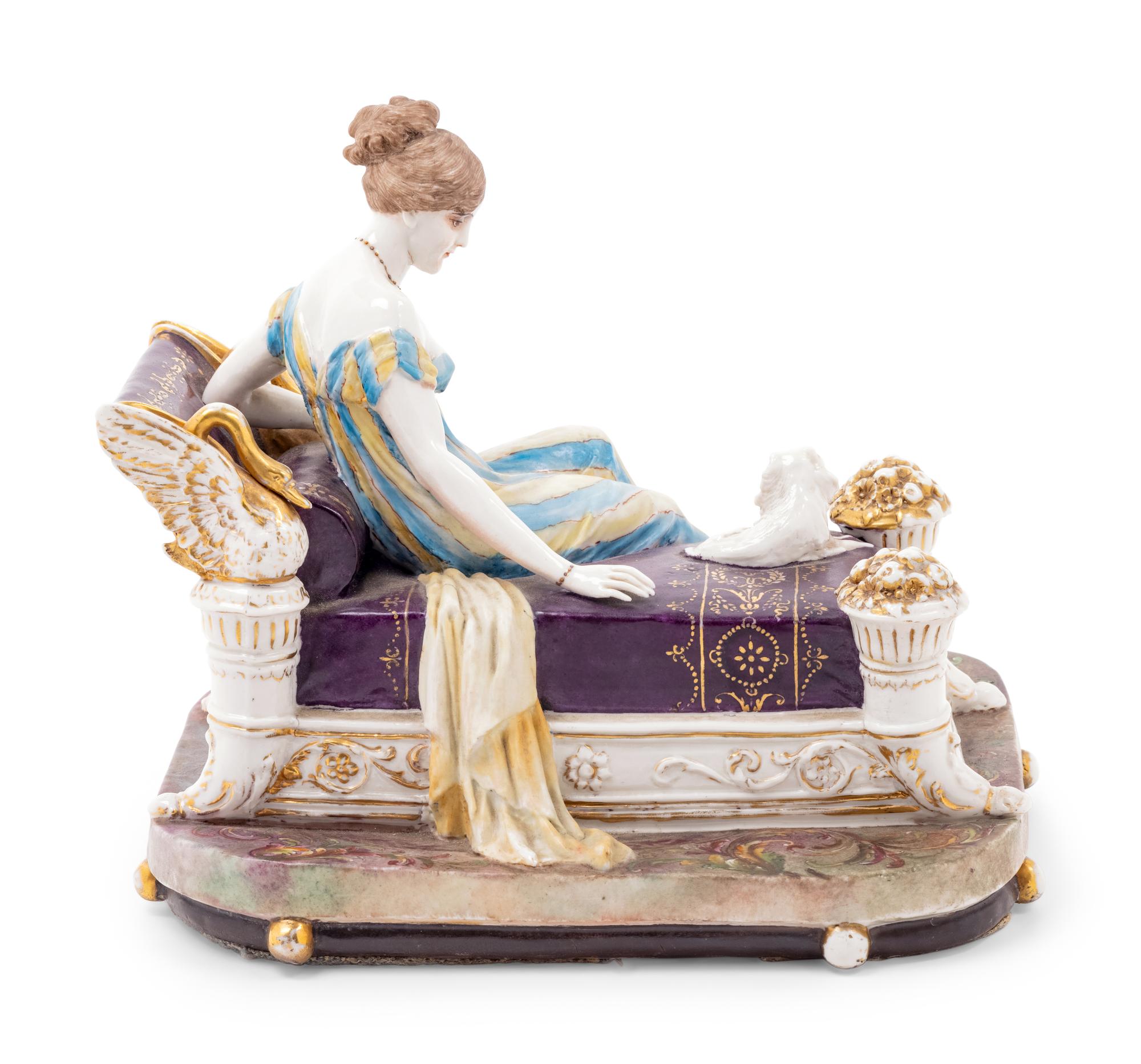 A Porcelain Figural Group
