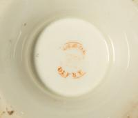 A Pair of Bloor Derby Porcelain Sauce Tureens and Stands