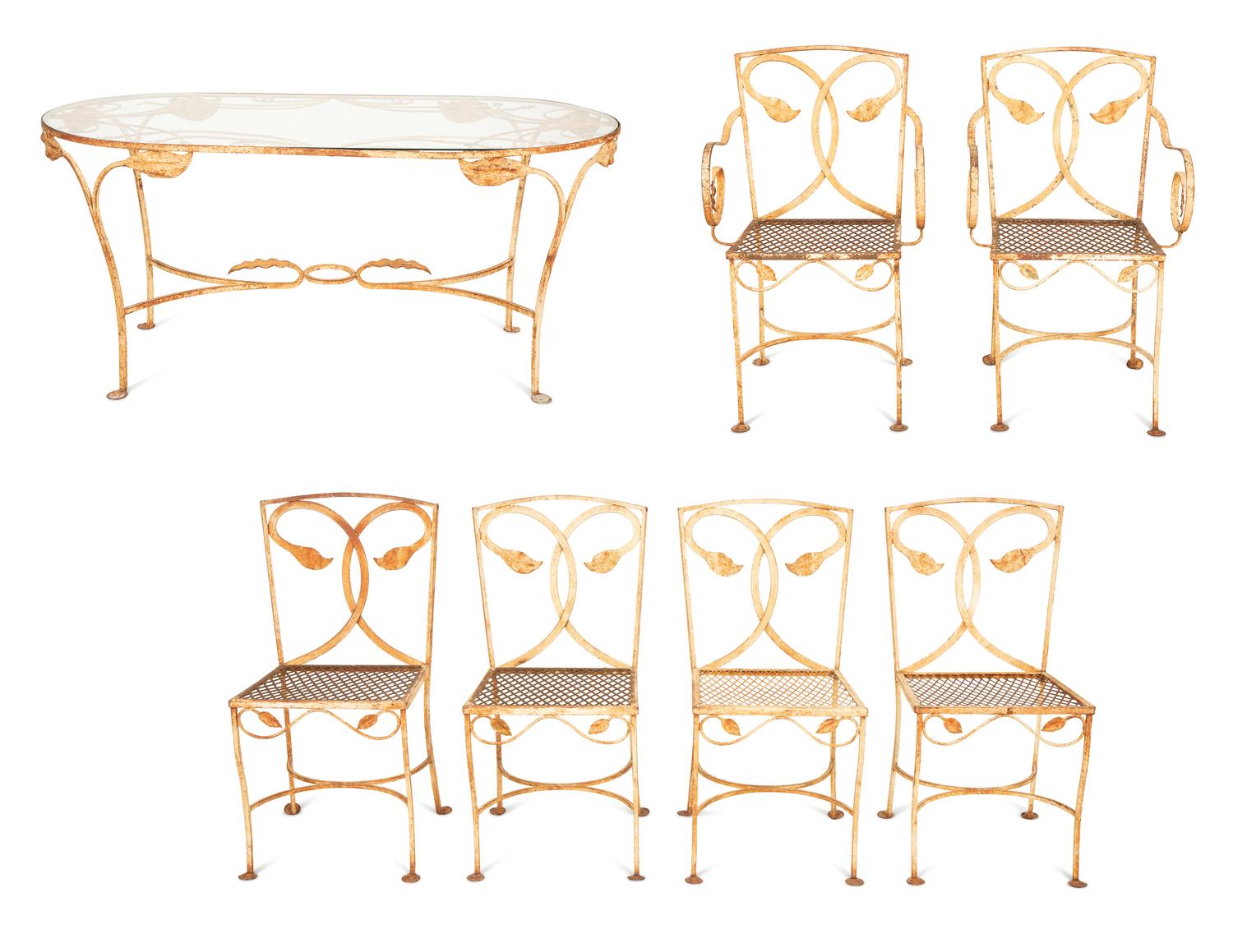 A Salterini Seven-Piece Patio Set