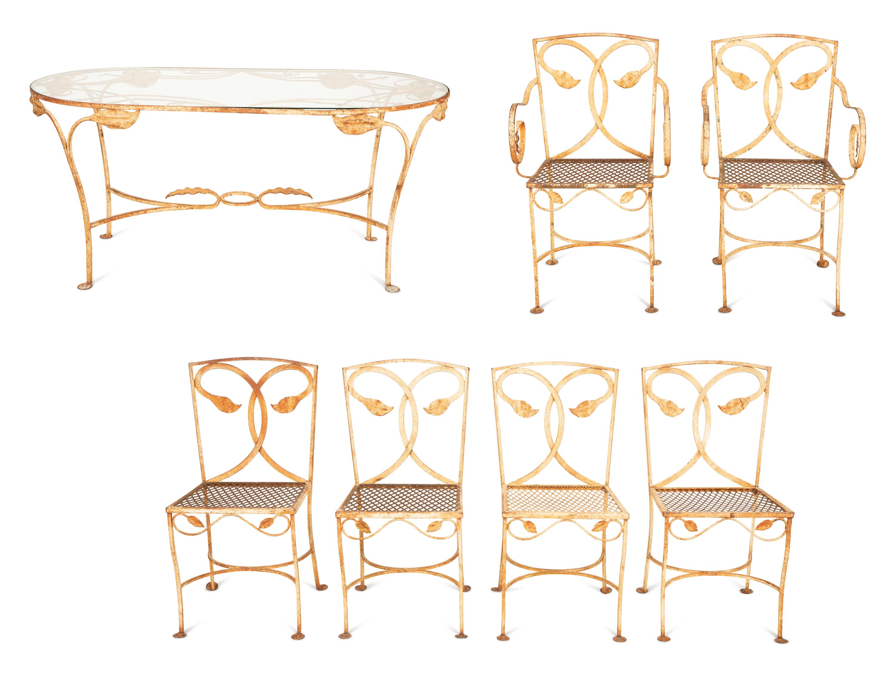 A Salterini Seven-Piece Patio Set