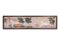 A Thai Painted Wood Panel