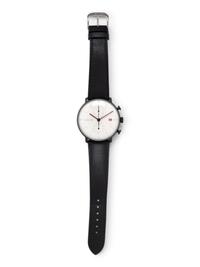 JUNGHANS, STAINLESS STEEL 'MAX BILL CHRONOSCOPE 100 JAHRE BAUHAUS' WATCH