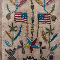 Sioux Beaded Hide Leggings, Pictorial