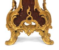 A Louis XV Style Gilt Metal Five-Light Candelabrum