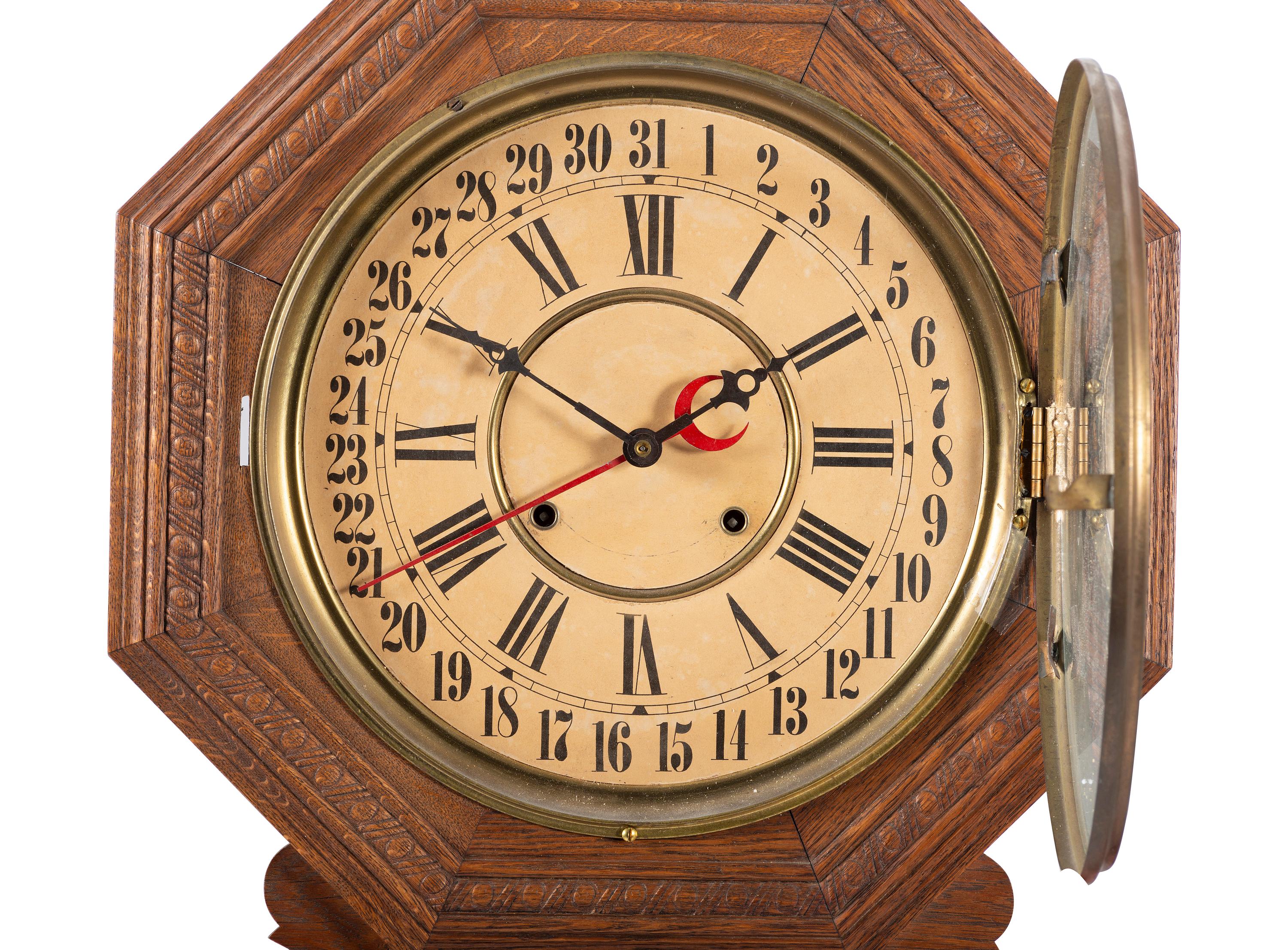 A Regulator Calendar Clock and Mantel Clock
