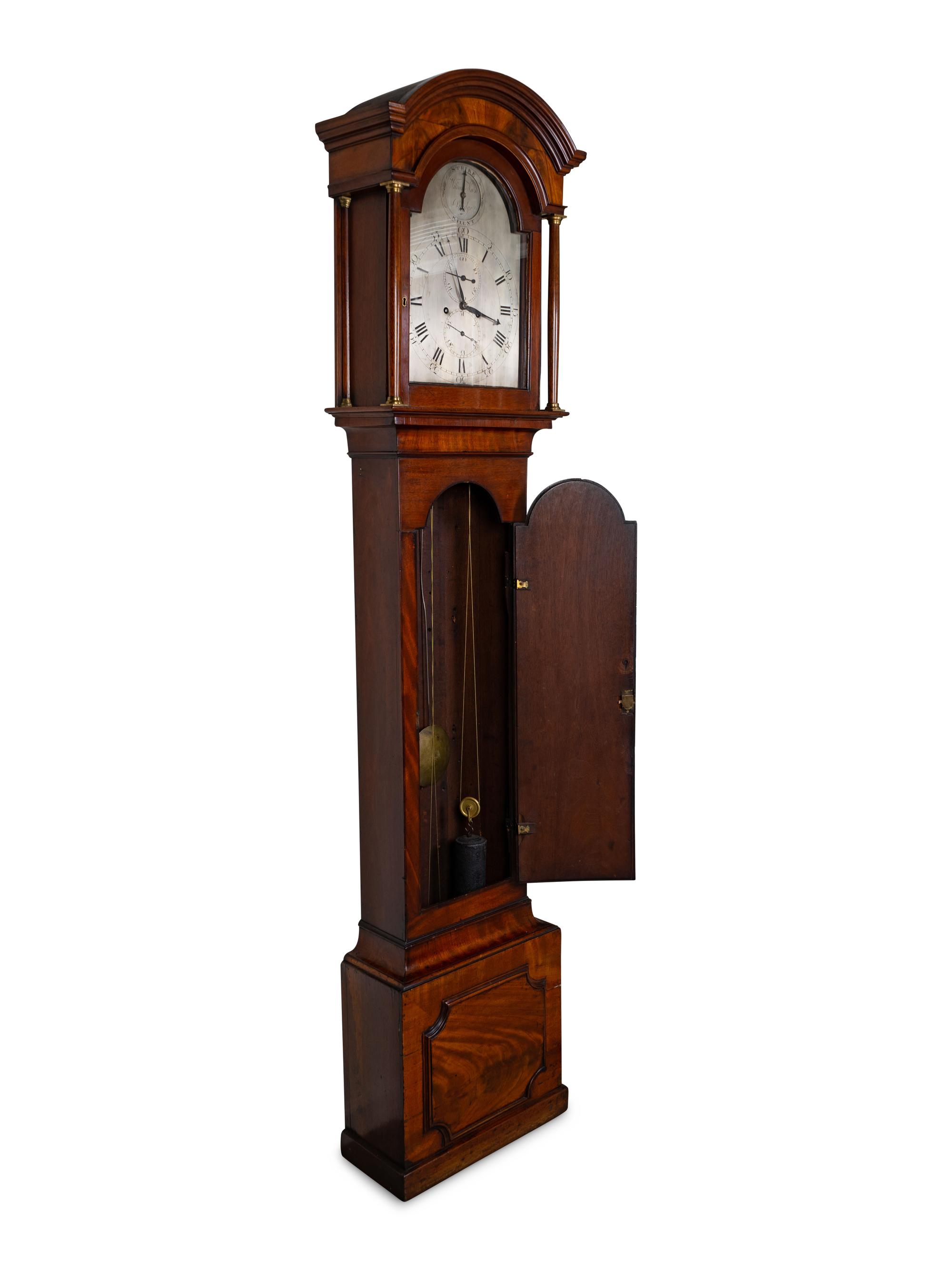 A George III Mahogany Tall Case Clock