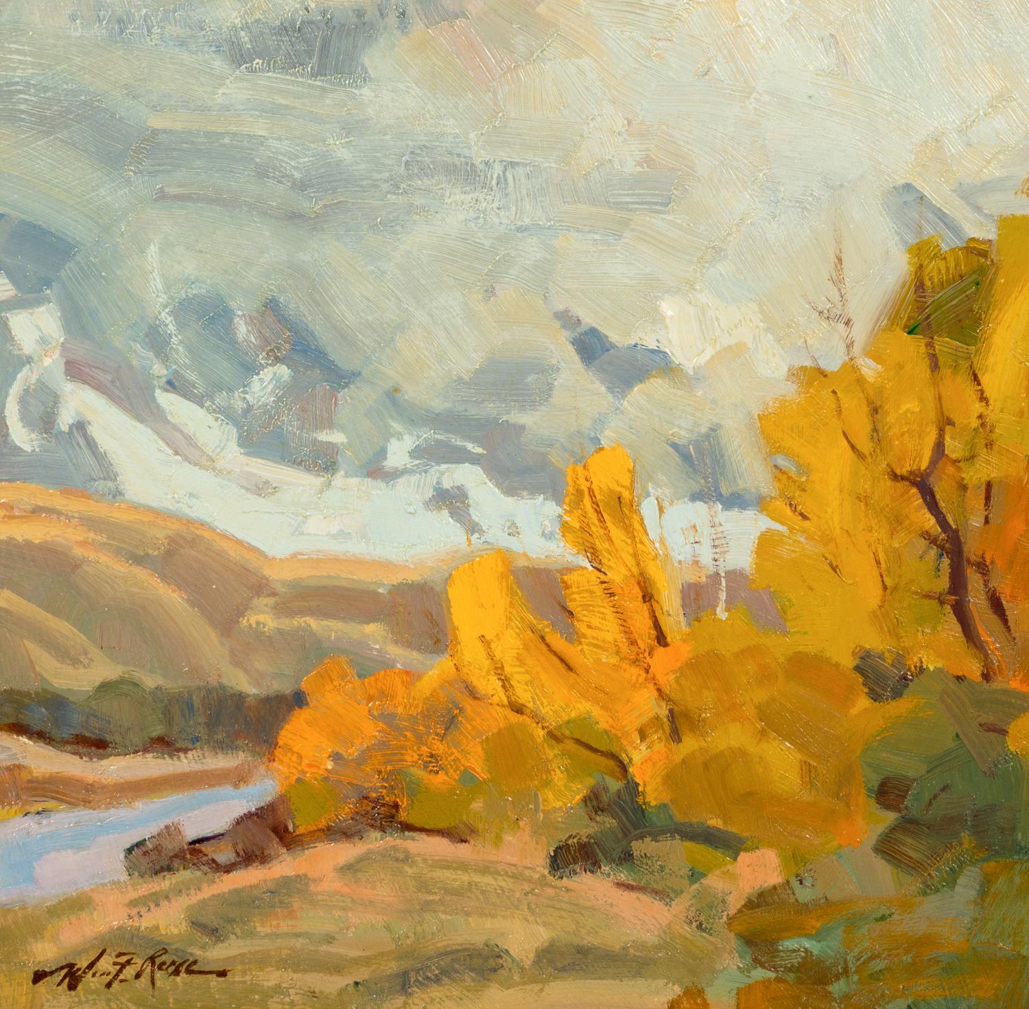 Four Works: Coming Storm, Shelter, As Brooke Make Rivers and Stormy Landscape